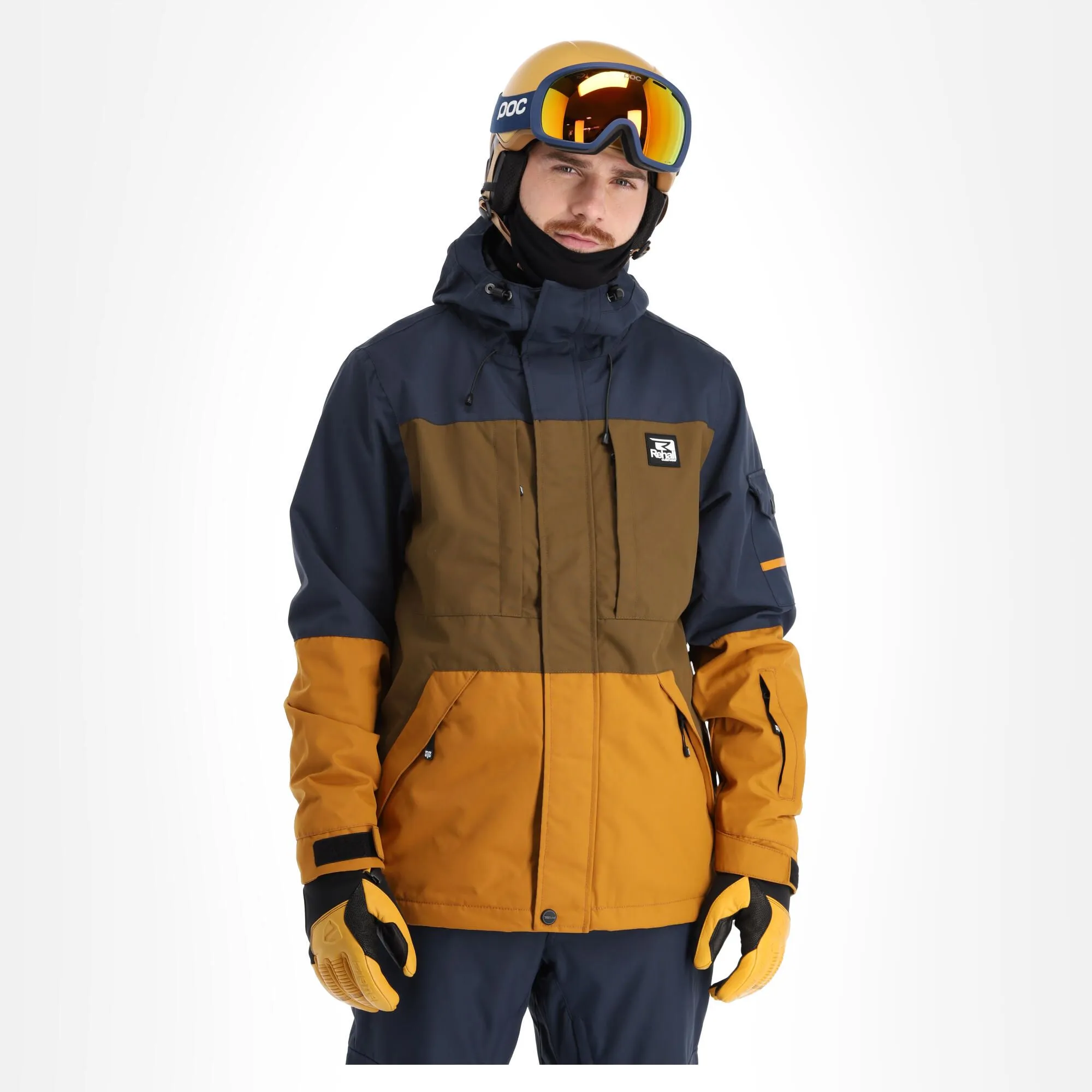 Rehall, Coors-R Ski-jas Heren Navy Blauw 1 Rehall, Coors-R Ski-jas Heren Navy Blauw