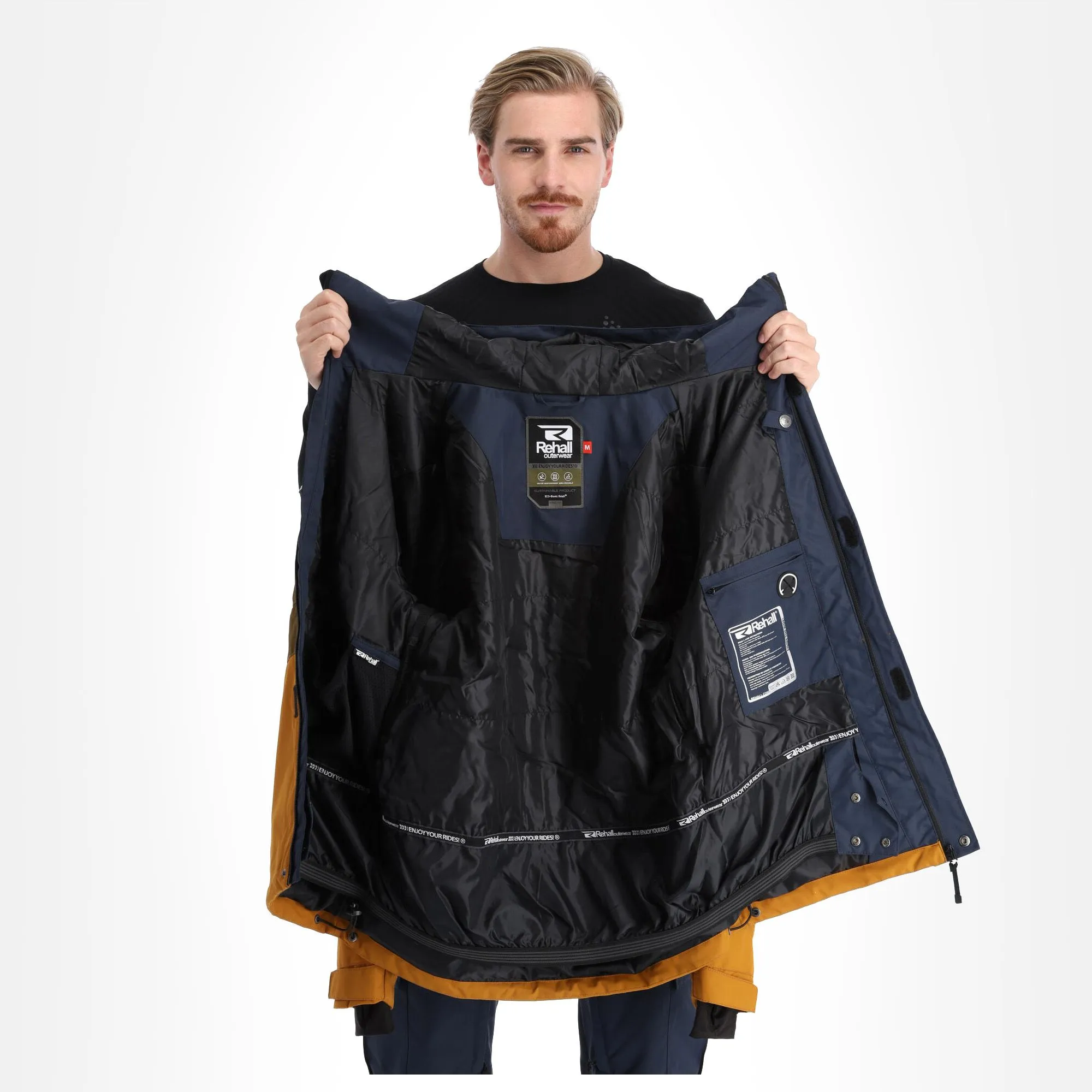 Rehall, Coors-R Ski-jas Heren Navy Blauw 5 Rehall, Coors-R Ski-jas Heren Navy Blauw - Afbeelding 5