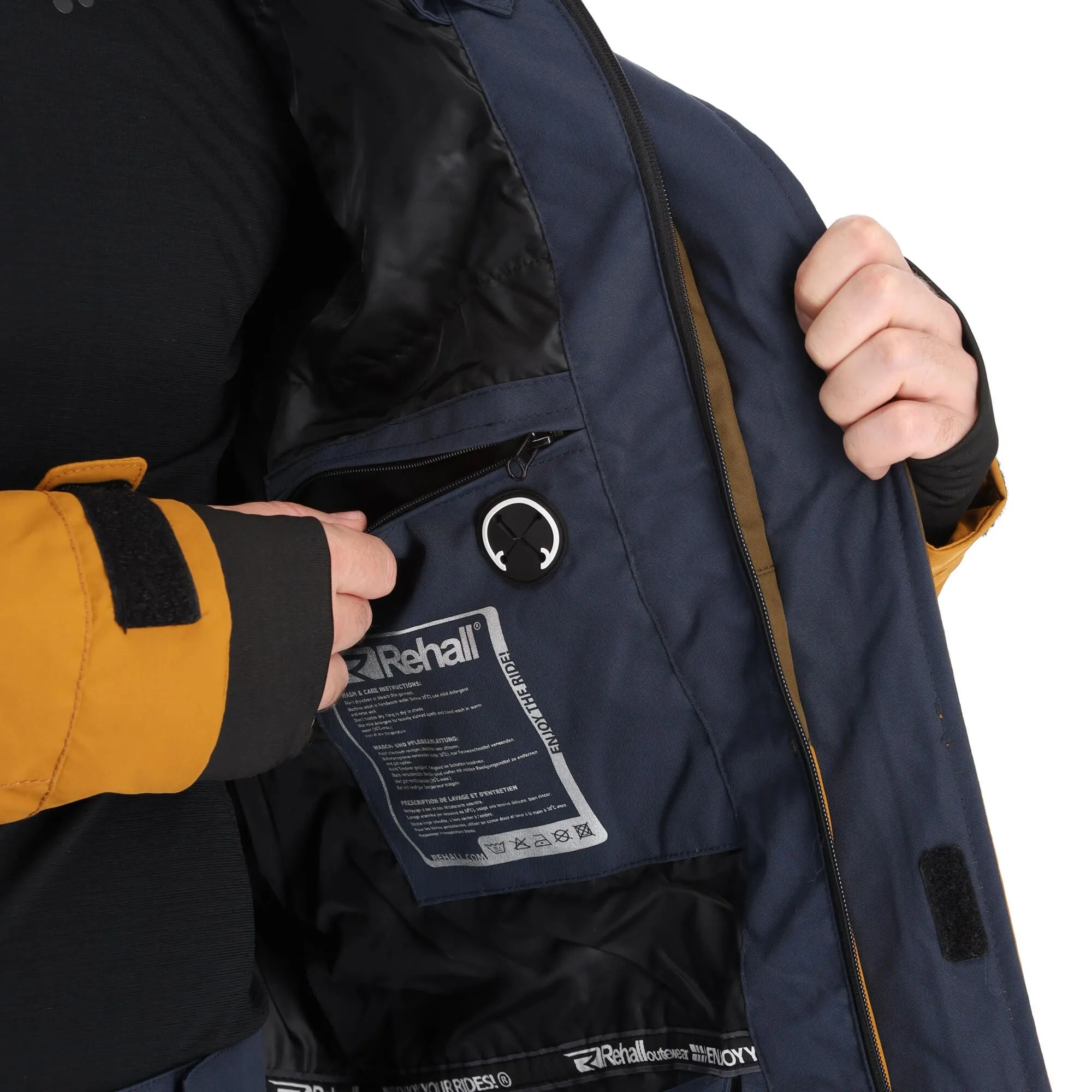 Rehall, Coors-R Ski-jas Heren Navy Blauw 11 Rehall, Coors-R Ski-jas Heren Navy Blauw - Afbeelding 11