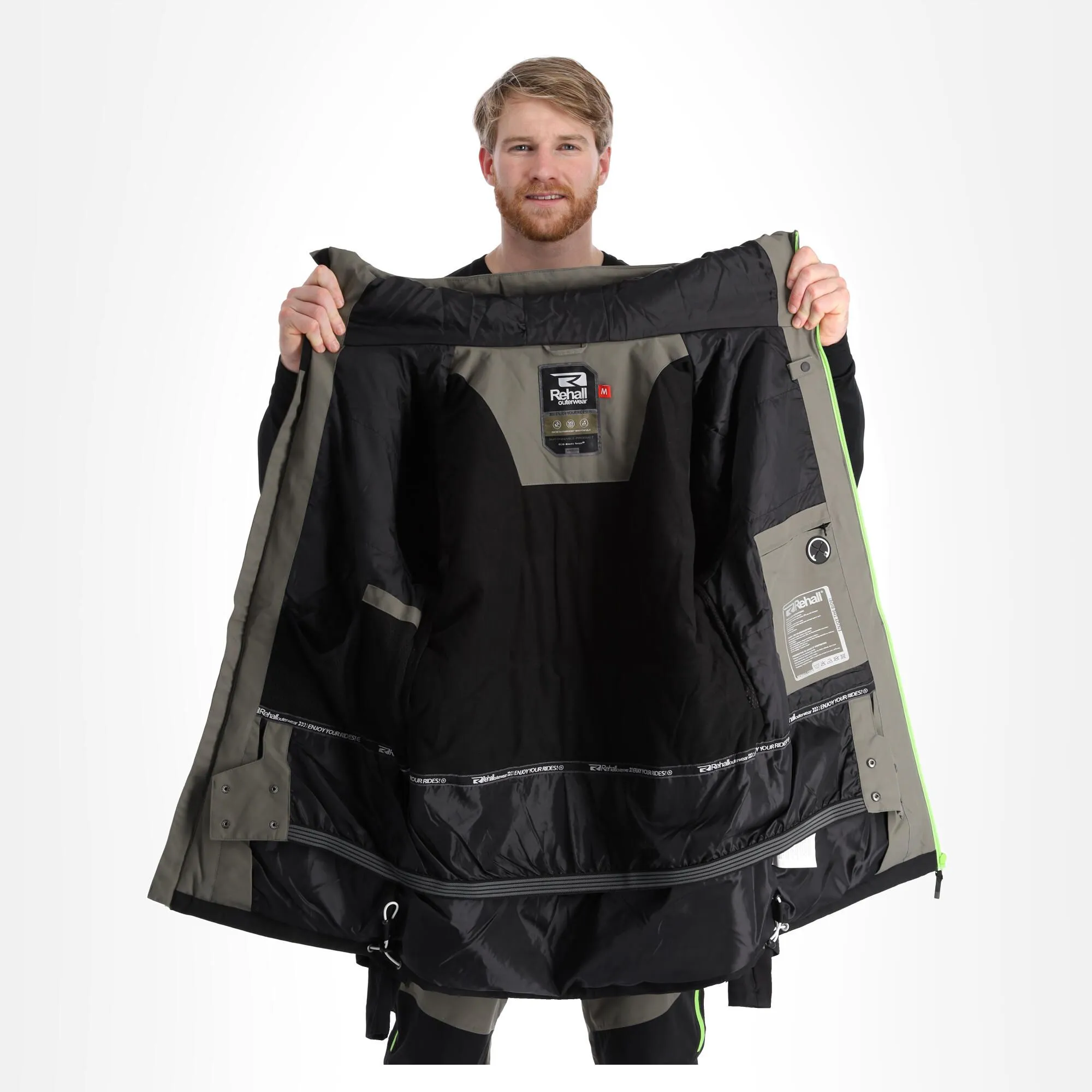 Rehall, Cream-R Ski-jas Heren Gunmetal Grijs 5 Rehall, Cream-R Ski-jas Heren Gunmetal Grijs - Afbeelding 5