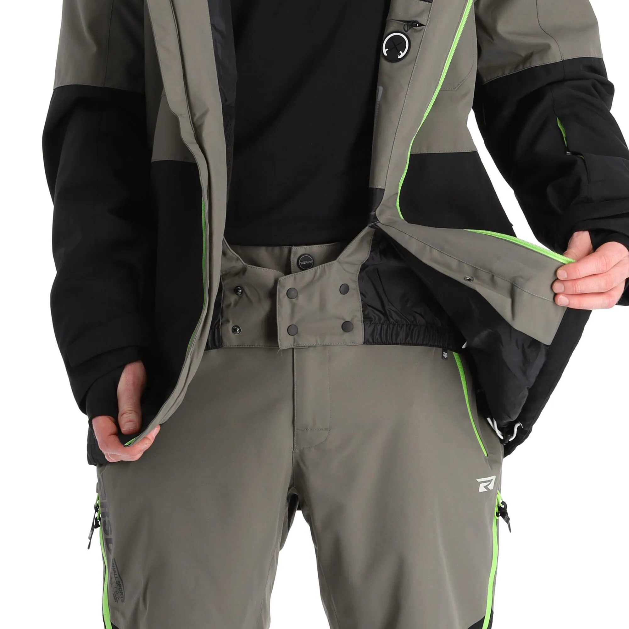 Rehall, Cream-R Ski-jas Heren Gunmetal Grijs 8 Rehall, Cream-R Ski-jas Heren Gunmetal Grijs - Afbeelding 8