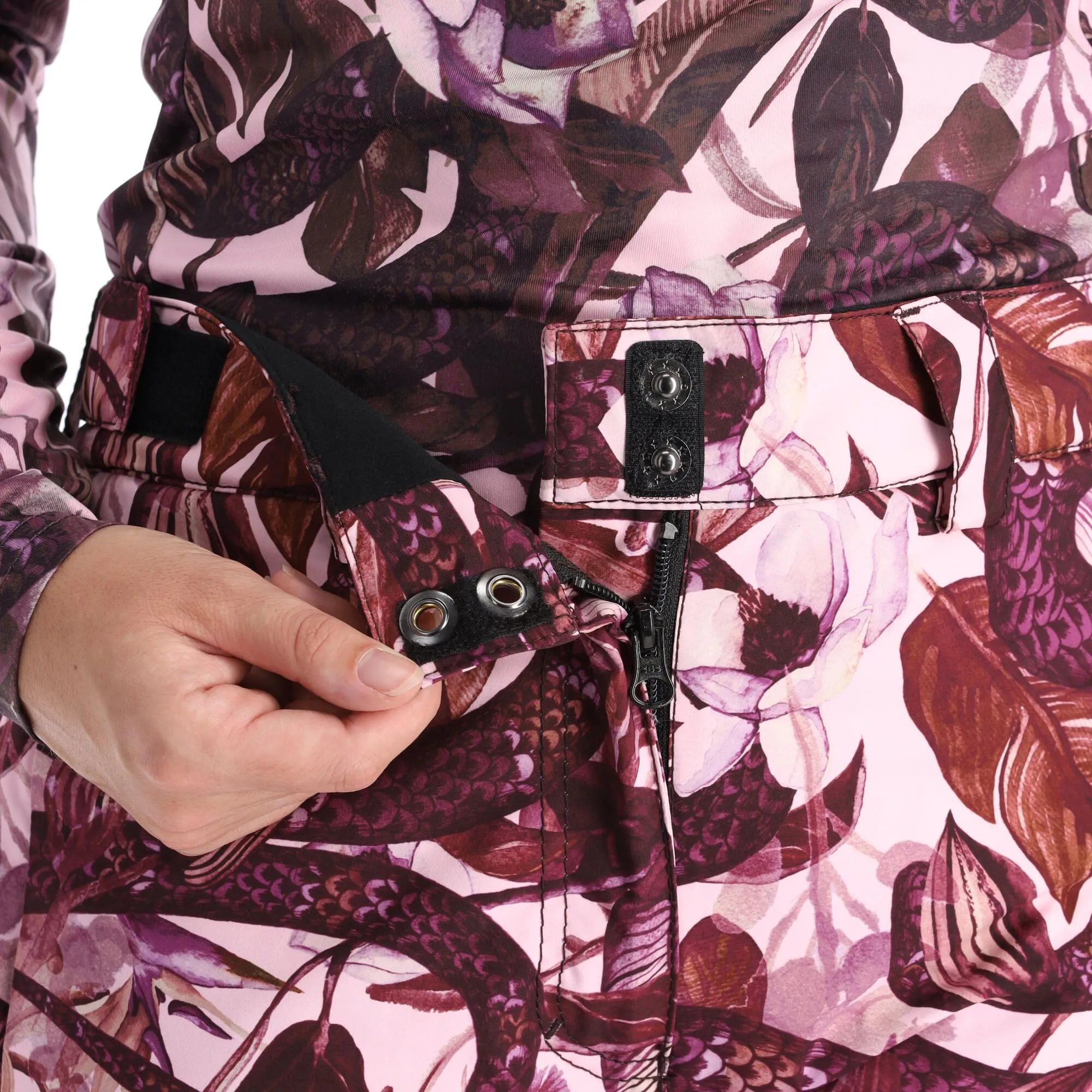 Rehall, Denny-R Skibroek Dames Snake Roze 4 Rehall, Denny-R Skibroek Dames Snake Roze - Afbeelding 4