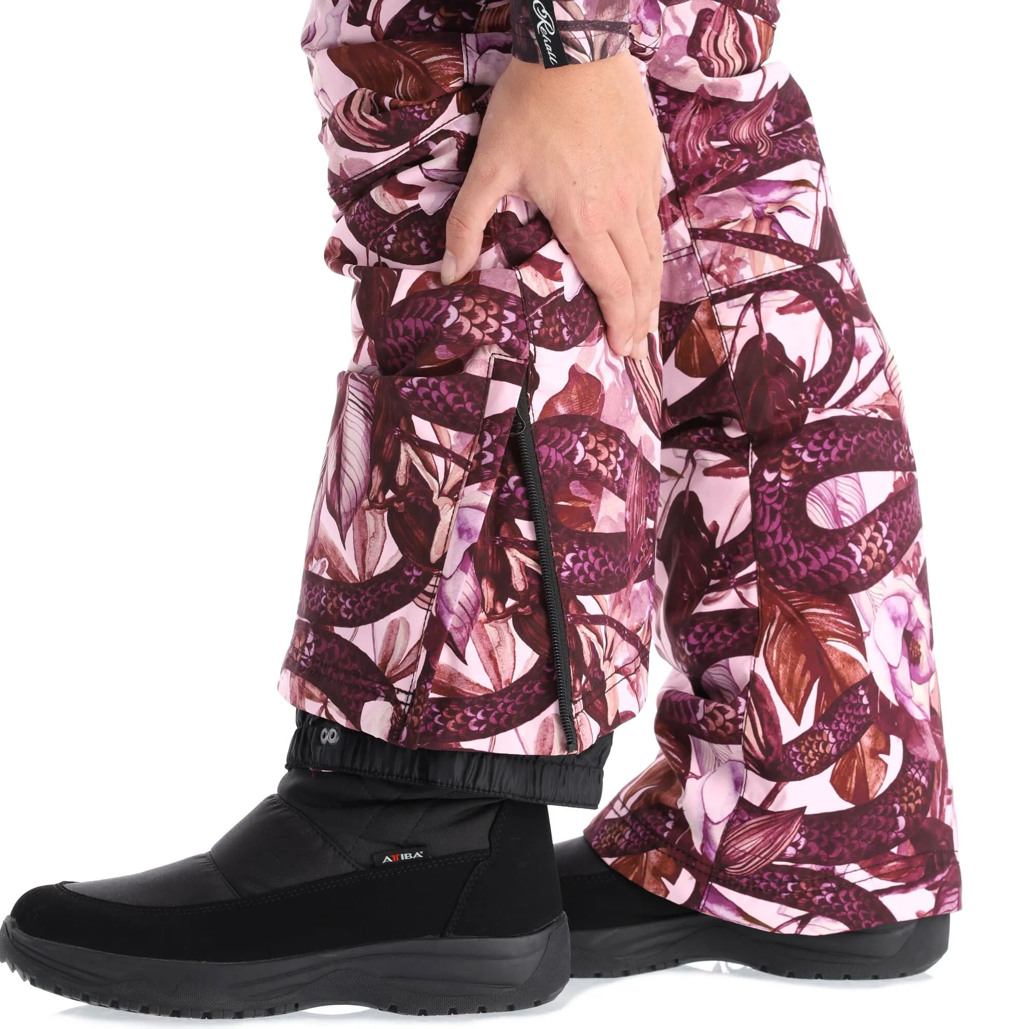 Rehall, Denny-R Skibroek Dames Snake Roze 7 Rehall, Denny-R Skibroek Dames Snake Roze - Afbeelding 7