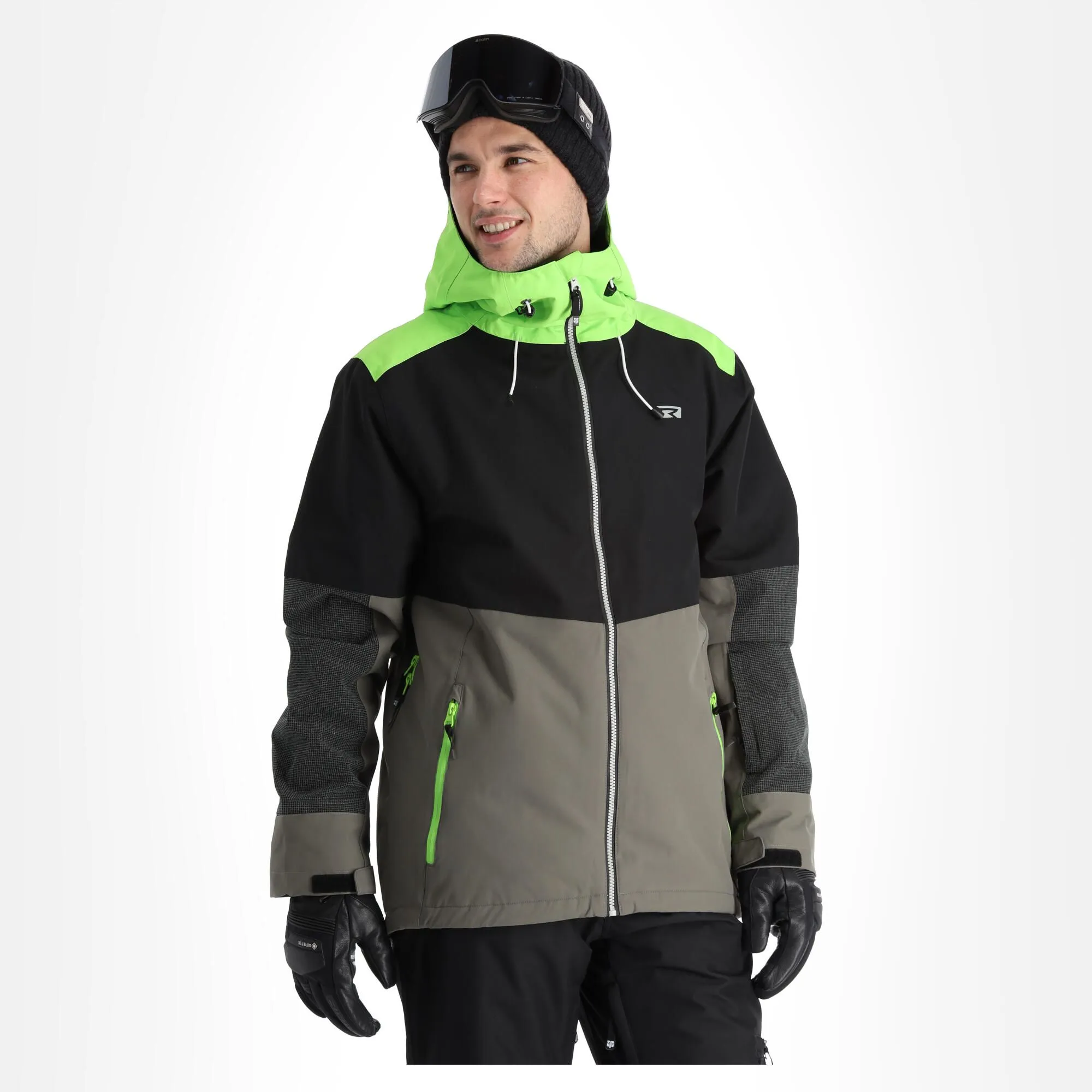Rehall, Dragon-R Ski-jas Heren Brite Groen 1 Rehall, Dragon-R Ski-jas Heren Brite Groen