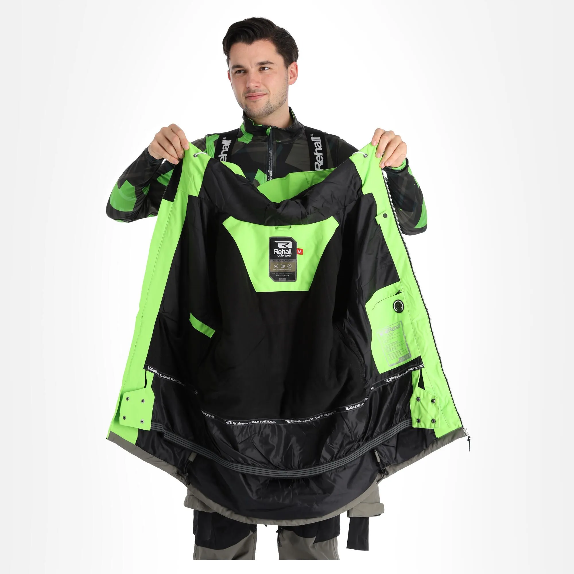 Rehall, Dragon-R Ski-jas Heren Brite Groen 5 Rehall, Dragon-R Ski-jas Heren Brite Groen - Afbeelding 5