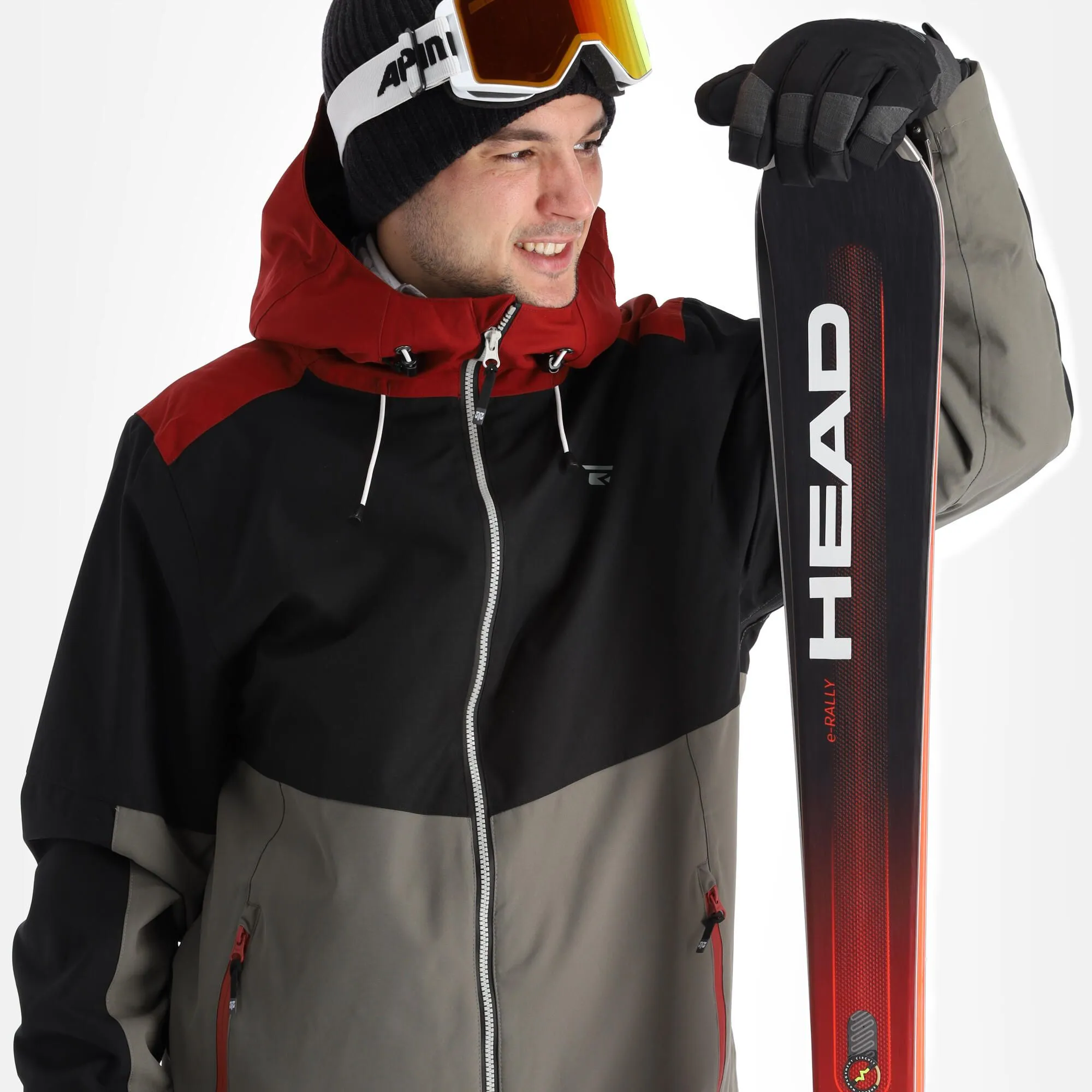 Rehall, Dragon-R Ski-jas Heren Burgundy Rood 4 Rehall, Dragon-R Ski-jas Heren Burgundy Rood - Afbeelding 4