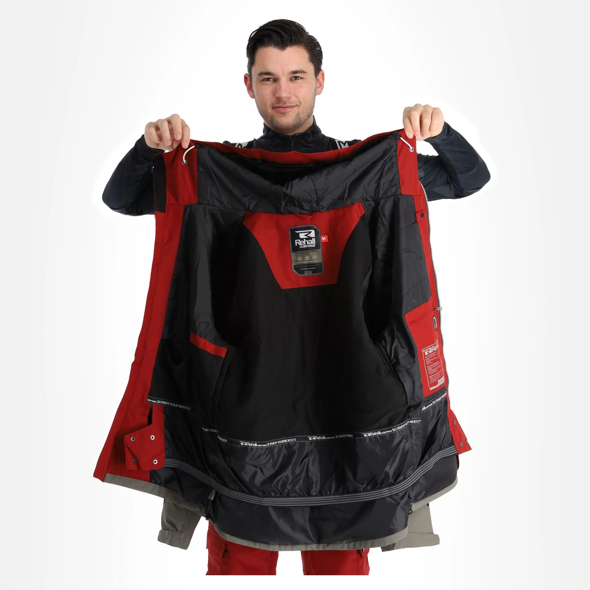 Rehall, Dragon-R Ski-jas Heren Burgundy Rood 5 Rehall, Dragon-R Ski-jas Heren Burgundy Rood - Afbeelding 5