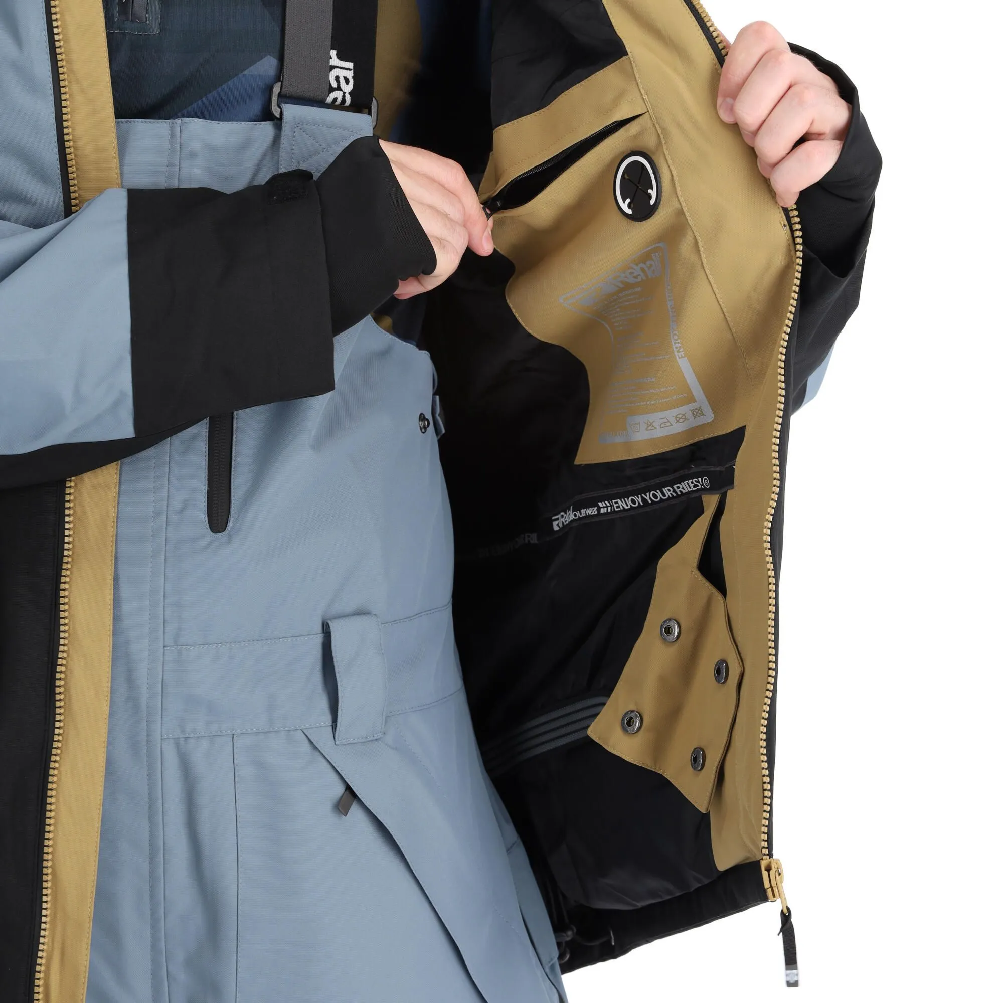 Rehall, Dragon-R Ski-jas Heren Mirage Blauw 11 Rehall, Dragon-R Ski-jas Heren Mirage Blauw - Afbeelding 11