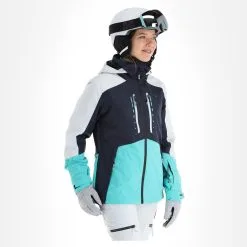 Rehall, Elly-R Ski-jas Dames Jeans Blauw -Cmp Ski-uitrusting Winkel rehall elly r aa jas gevoerd dames jeans blauw 22rehal138v1 BI 04