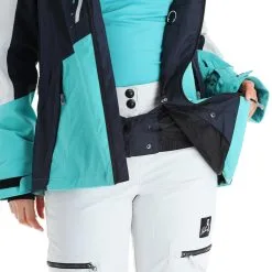 Rehall, Elly-R Ski-jas Dames Jeans Blauw -Cmp Ski-uitrusting Winkel rehall elly r aa jas gevoerd dames jeans blauw 22rehal138v1 BI 07