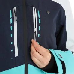 Rehall, Elly-R Ski-jas Dames Jeans Blauw -Cmp Ski-uitrusting Winkel rehall elly r aa jas gevoerd dames jeans blauw 22rehal138v1 BI 12