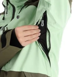 Rehall, Elly-R Ski-jas Dames Pastel Groen -Cmp Ski-uitrusting Winkel rehall elly r aa jas gevoerd dames pastel groen 22rehal138v2 BI 13