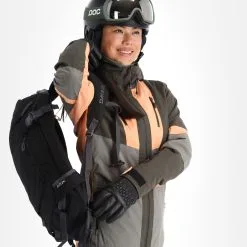 Rehall, Evy-R Ski-jas Dames Gunmetal Grijs -Cmp Ski-uitrusting Winkel rehall evy r aa jas gevoerd dames gunmetal grijs 22rehal139v4 BI 05