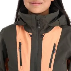 Rehall, Evy-R Ski-jas Dames Gunmetal Grijs -Cmp Ski-uitrusting Winkel rehall evy r aa jas gevoerd dames gunmetal grijs 22rehal139v4 BI 10