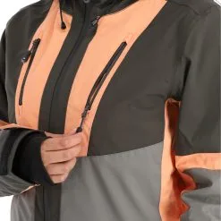 Rehall, Evy-R Ski-jas Dames Gunmetal Grijs -Cmp Ski-uitrusting Winkel rehall evy r aa jas gevoerd dames gunmetal grijs 22rehal139v4 BI 11