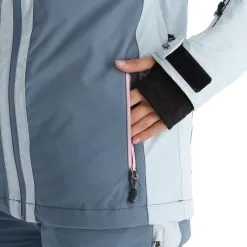 Rehall, Evy-R Ski-jas Dames Ice Blauw -Cmp Ski-uitrusting Winkel rehall evy r aa jas gevoerd dames ice blauw 22rehal139v2 BI 12