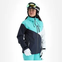 Rehall, June-R Ski-jas Dames Aqua Blauw