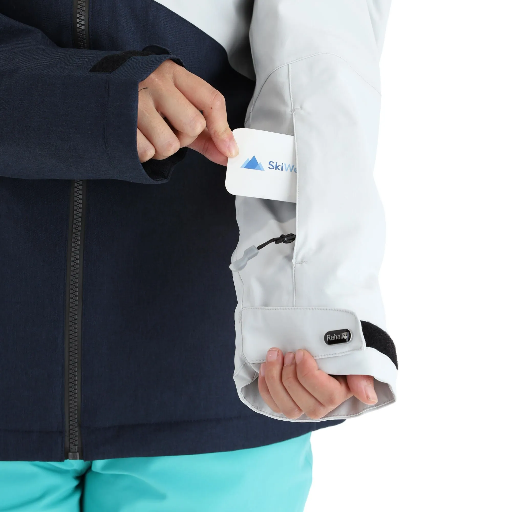 Rehall, June-R Ski-jas Dames Aqua Blauw 7 Rehall, June-R Ski-jas Dames Aqua Blauw - Afbeelding 7