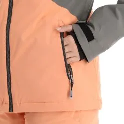 Rehall, June-R Ski-jas Dames Shell Coral Roze -Cmp Ski-uitrusting Winkel rehall june r aa jas gevoerd dames shell coral roze 22rehal141v2 BI 12