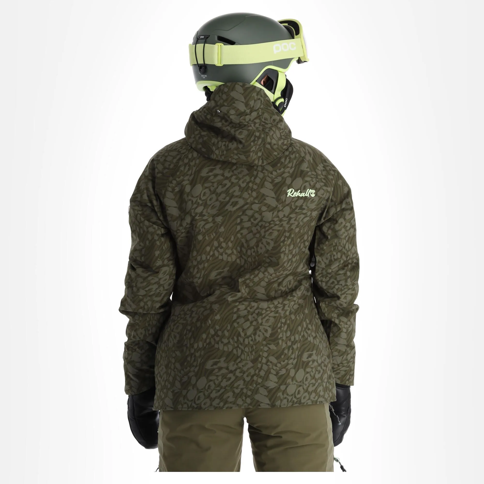 Rehall, Kiki-R Ski-jas Dames Dusty Panther Groen 2 Rehall, Kiki-R Ski-jas Dames Dusty Panther Groen - Afbeelding 2