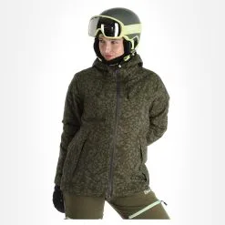 Rehall, Kiki-R Ski-jas Dames Dusty Panther Groen 13 Rehall, Kiki-R Ski-jas Dames Dusty Panther Groen -Cmp Ski-uitrusting Winkel rehall kiki r aa jas gevoerd dames dusty panther groen 22rehal142v2 BI 04