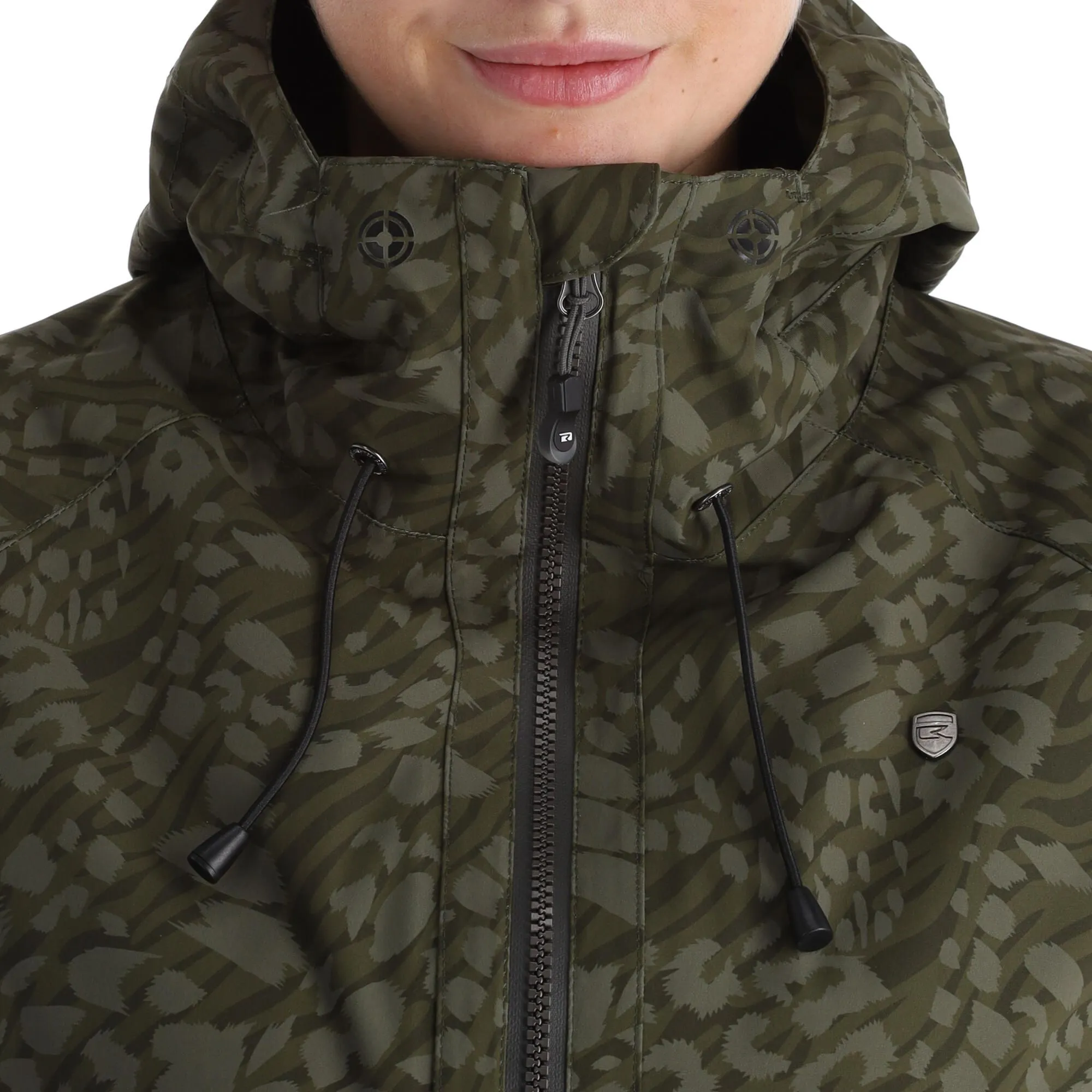 Rehall, Kiki-R Ski-jas Dames Dusty Panther Groen 6 Rehall, Kiki-R Ski-jas Dames Dusty Panther Groen - Afbeelding 6