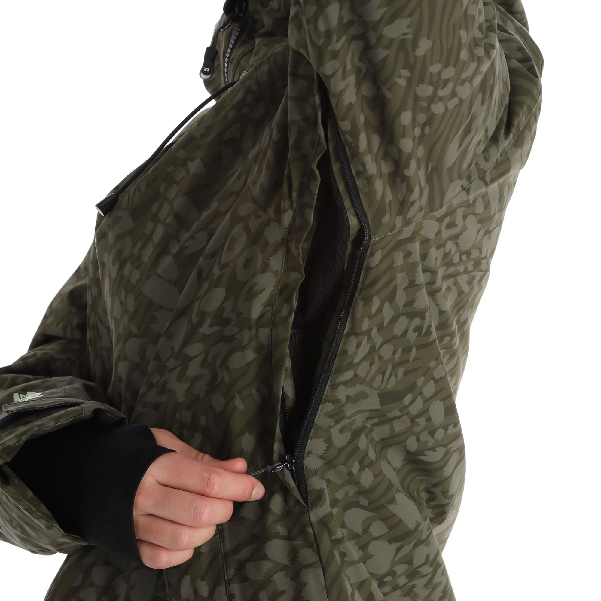 Rehall, Kiki-R Ski-jas Dames Dusty Panther Groen 9 Rehall, Kiki-R Ski-jas Dames Dusty Panther Groen - Afbeelding 9