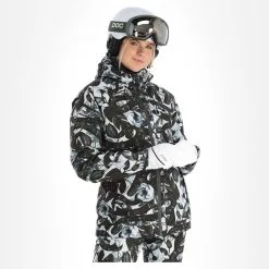 Rehall, Kiki-R Ski-jas Dames Snake Blauw -Cmp Ski-uitrusting Winkel rehall kiki r aa jas gevoerd dames snake blauw 22rehal142v3 BI 04