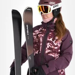 Rehall, Kiki-R Ski-jas Dames Snake Roze -Cmp Ski-uitrusting Winkel rehall kiki r aa jas gevoerd dames snake roze 22rehal142v1 BI 05