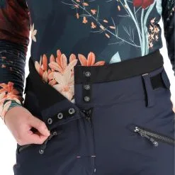 Rehall, Leila-R Skibroek Dames Navy Blauw -Cmp Ski-uitrusting Winkel rehall leila r ba skibroek gevoerd dames navy blauw BA21reh141a BI 05