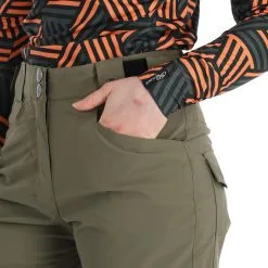 Rehall, Lise-R Skibroek Dames Dusty Olive Groen -Cmp Ski-uitrusting Winkel rehall lise r ba skibroek gevoerd dames dusty olive groen 22rehal146v7 BI 08