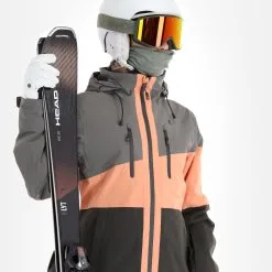 Rehall, Ricky-R Ski-jas Dames Gunmetal Grijs -Cmp Ski-uitrusting Winkel rehall ricky r aa jas gevoerd dames gunmetal grijs 22rehal140v6 BI 05