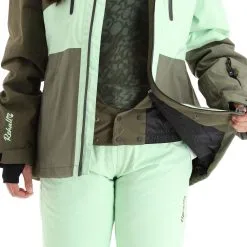 Rehall, Ricky-R Ski-jas Dames Olive Groen -Cmp Ski-uitrusting Winkel rehall ricky r aa jas gevoerd dames olive groen 22rehal140v1 BI 08