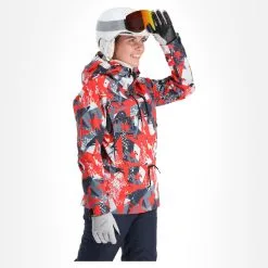 Rehall, Ziva-R Winter Anorak Dames Stars Coral Roze -Cmp Ski-uitrusting Winkel rehall ziva r af anorak dames stars coral roze 22rehal144v4 BI 02