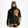 Rock Experience, Ice Thriller Hardshell Ski-jas Heren Caviar Golden Bruin