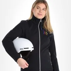 Rossignol, Brady Pr Soft Jc De Castelbajac Softshell Ski-jas Dames Zwart -Cmp Ski-uitrusting Winkel rossignol brady pr soft jc de castelbajac ac softshell jas dames 22rossi107v1 BI 05