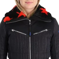 Rossignol, Maddy-Star Jc De Castelbajac Ski-jas Dames Zwart -Cmp Ski-uitrusting Winkel rossignol maddy star jc de castelbajac aa jas gevoerd dames zwart 22rossi103v1 BI 07