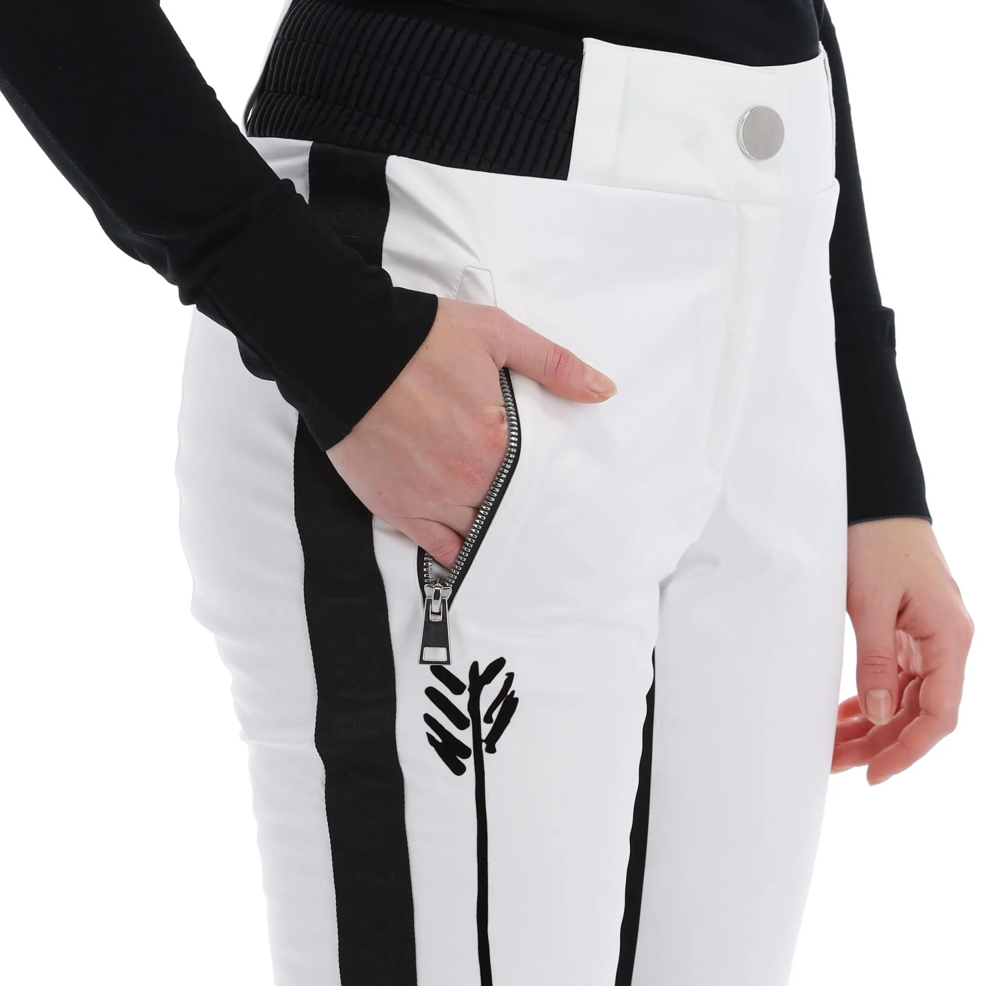 Rossignol, Stellar Jc De Castelbajac Skibroek Dames Wit 6 Rossignol, Stellar Jc De Castelbajac Skibroek Dames Wit - Afbeelding 6