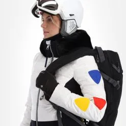 Rossignol, Twins Down Jc De Castelbajac Ski-jas Dames Wit -Cmp Ski-uitrusting Winkel rossignol twins down jc de castelbajac aa jas gevoerd dames wit 22rossi106v1 BI 05