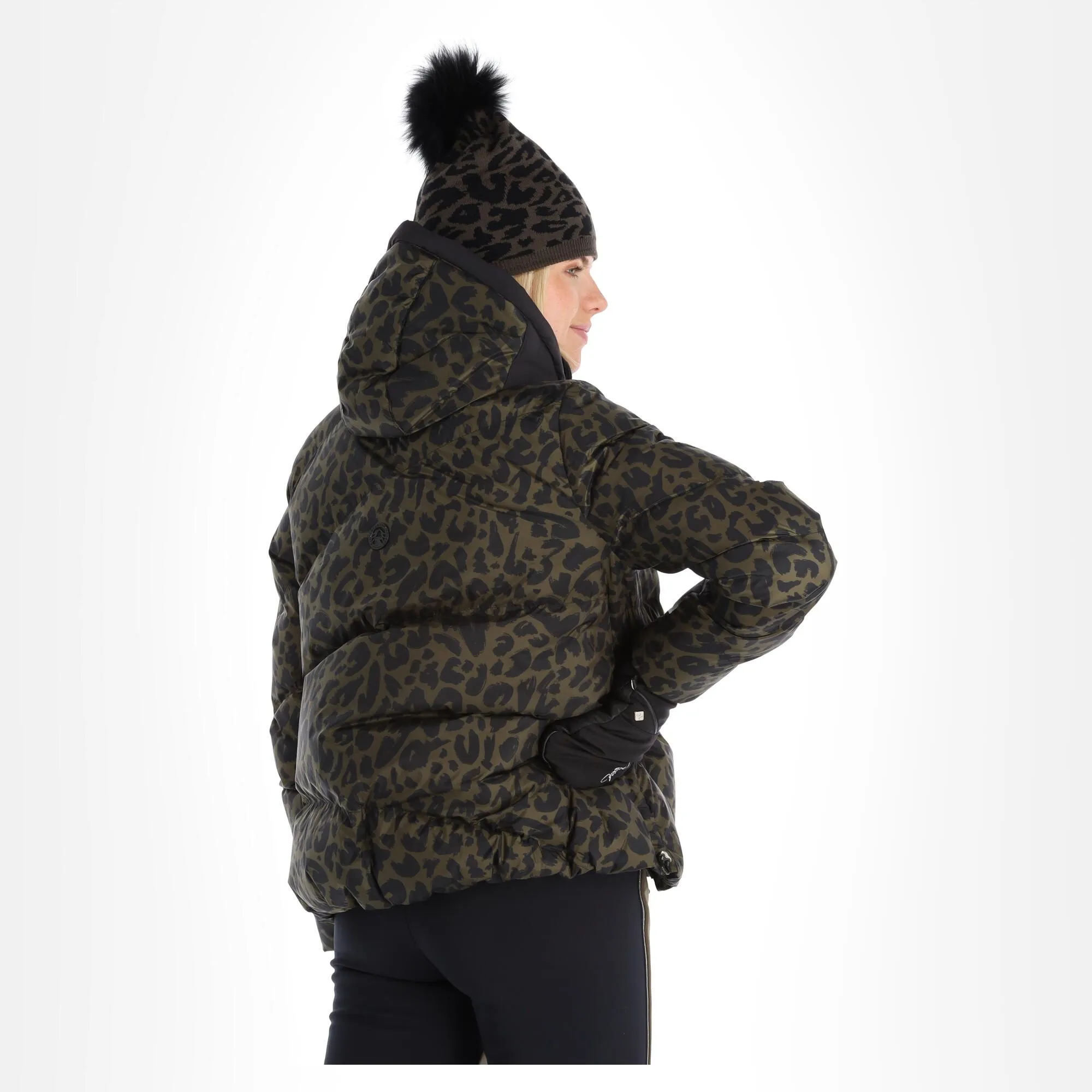 Sportalm Kitzbühel, 9820552135 Ski-jas Dames Olive Groen, Zwart 2 Sportalm Kitzbühel, 9820552135 Ski-jas Dames Olive Groen, Zwart - Afbeelding 2