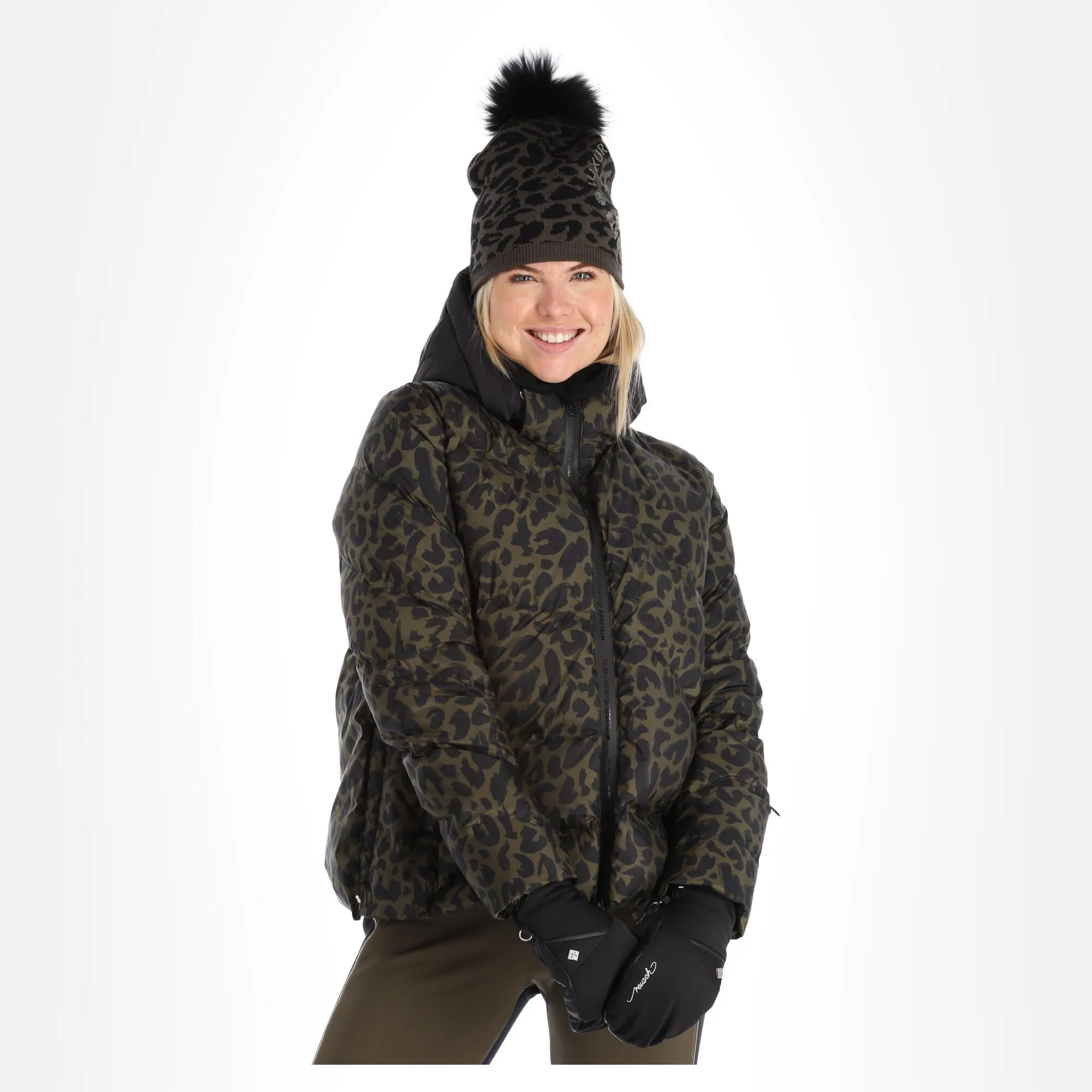 Sportalm Kitzbühel, 9820552135 Ski-jas Dames Olive Groen, Zwart 3 Sportalm Kitzbühel, 9820552135 Ski-jas Dames Olive Groen, Zwart - Afbeelding 3