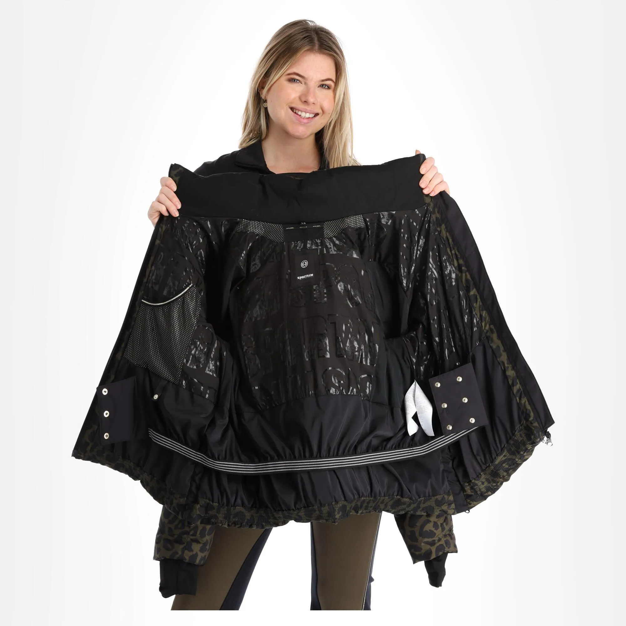 Sportalm Kitzbühel, 9820552135 Ski-jas Dames Olive Groen, Zwart 5 Sportalm Kitzbühel, 9820552135 Ski-jas Dames Olive Groen, Zwart - Afbeelding 5