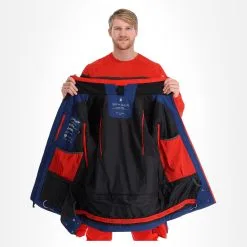 Spyder, Leader Ski-jas Heren Abyss Blauw -Cmp Ski-uitrusting Winkel spyder leader aa jas gevoerd heren abyss blauw 22spyde133v6 BI 05