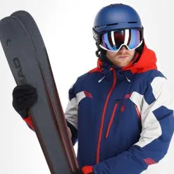 Spyder, Leader Ski-jas Heren Abyss Blauw -Cmp Ski-uitrusting Winkel spyder leader aa jas gevoerd heren abyss blauw 22spyde133v6 BI 06