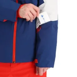 Spyder, Leader Ski-jas Heren Abyss Blauw -Cmp Ski-uitrusting Winkel spyder leader aa jas gevoerd heren abyss blauw 22spyde133v6 BI 11