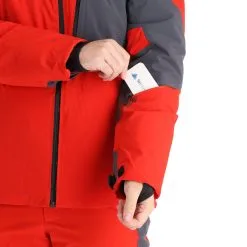 Spyder, Leader Ski-jas Heren Volcano Rood -Cmp Ski-uitrusting Winkel spyder leader aa jas gevoerd heren volcano rood 22spyde133v8 BI 08