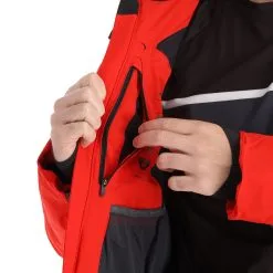 Spyder, Leader Ski-jas Heren Volcano Rood -Cmp Ski-uitrusting Winkel spyder leader aa jas gevoerd heren volcano rood 22spyde133v8 BI 13