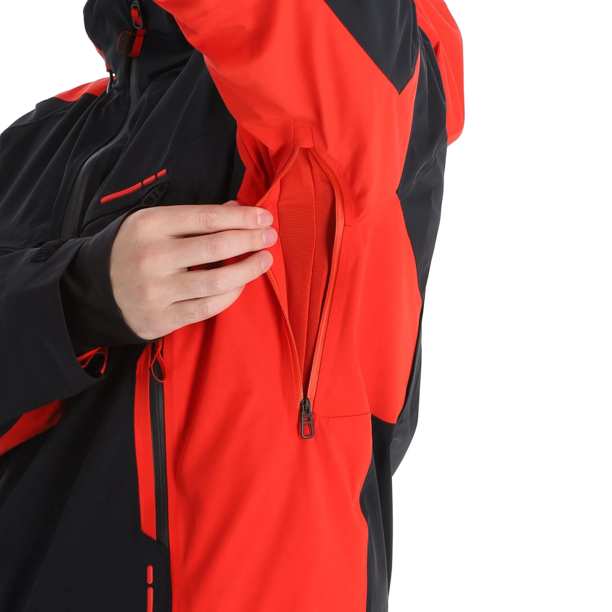 Spyder, Monterosa Gtx Ski-jas Heren Volcano Rood, Zwart 9 Spyder, Monterosa Gtx Ski-jas Heren Volcano Rood, Zwart - Afbeelding 9