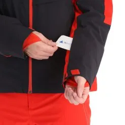 Spyder, Orbiter Ski-jas Heren Charcoal Grijs -Cmp Ski-uitrusting Winkel spyder orbiter aa jas gevoerd heren charcoal grijs zwart 22spyde132v1 BI 08