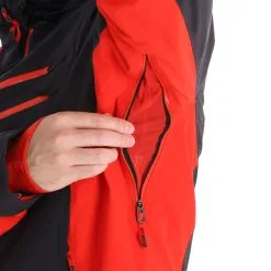 Spyder, Orbiter Ski-jas Heren Charcoal Grijs -Cmp Ski-uitrusting Winkel spyder orbiter aa jas gevoerd heren charcoal grijs zwart 22spyde132v1 BI 10